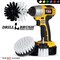 Drill Brush Power Scrubber By Useful Products 5 in W 5 in L Brush, White W-4OS-2L-QC-DB - alternate 6